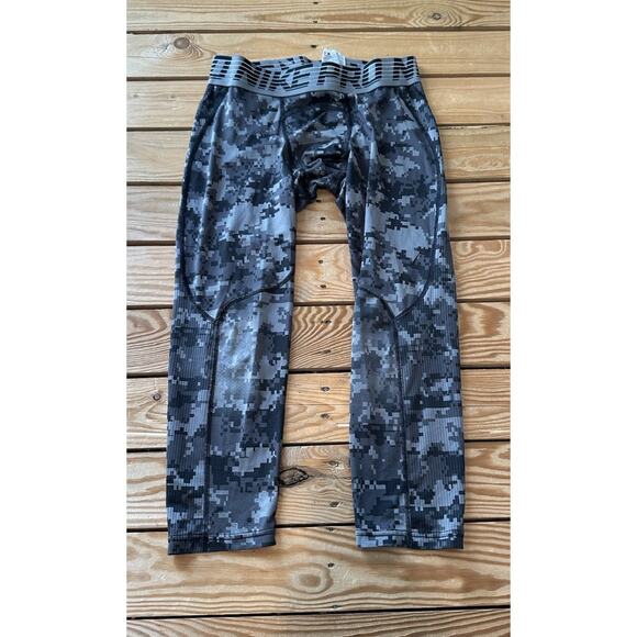 Nike Hypercool Compression Leggings Size Large Men’s Gray - Picture 1 of 9